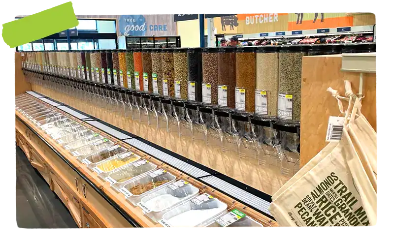 Bulk gravity bins