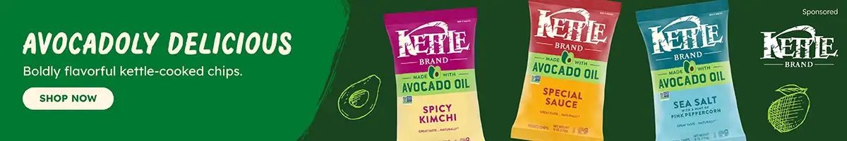 Avocadoly Delicious. Boldy flavorful kettle-cooked chips. Shop Now