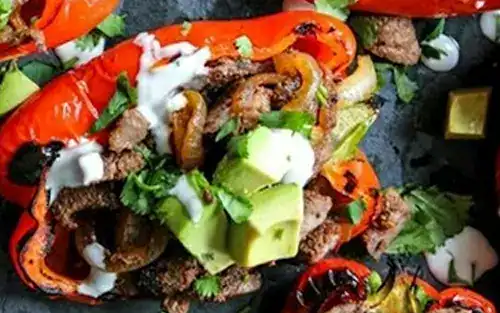 Spicy Carne Asada Stuffed Peppers