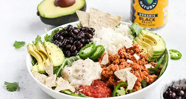 Turkey & Black Bean Taco Bowls